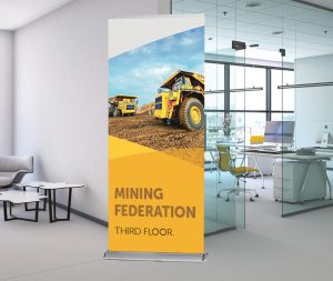 Premium Roll Up Banner – Ideal for Conferences, Exhibitions, Displays and Promotions - Image 1