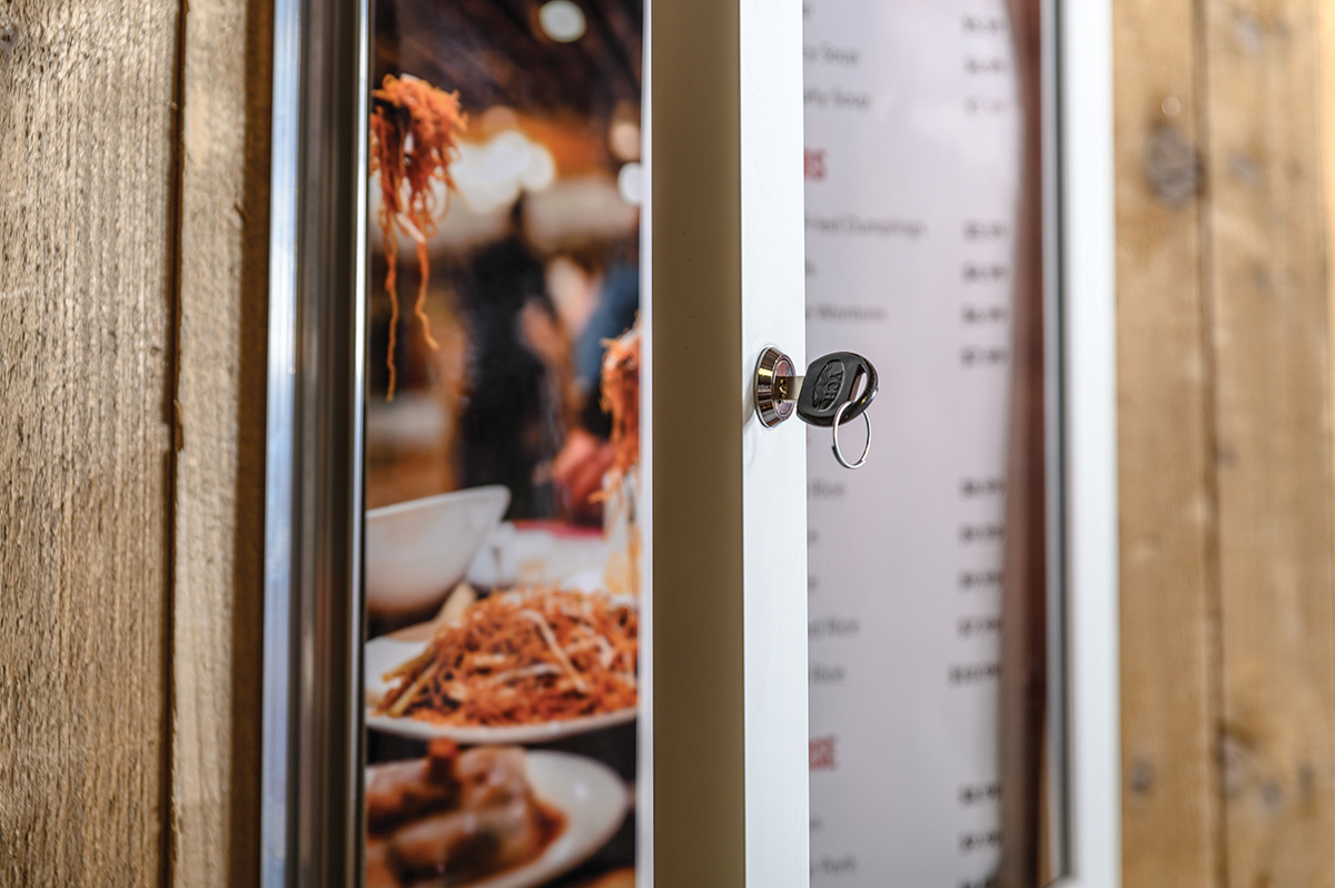 Slimlok Menu Case - For Outdoor and Indoor Use - Signage Wow